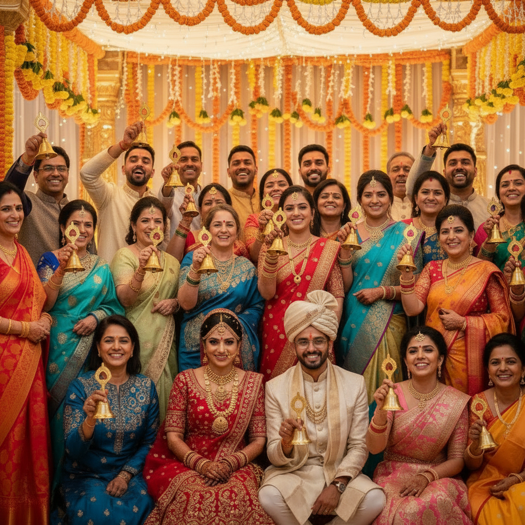 Decorative Puja Ghanti for wedding gifting
