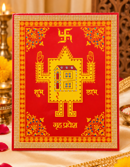 Griha Pravesh pooja thapa with Shubh Labh design