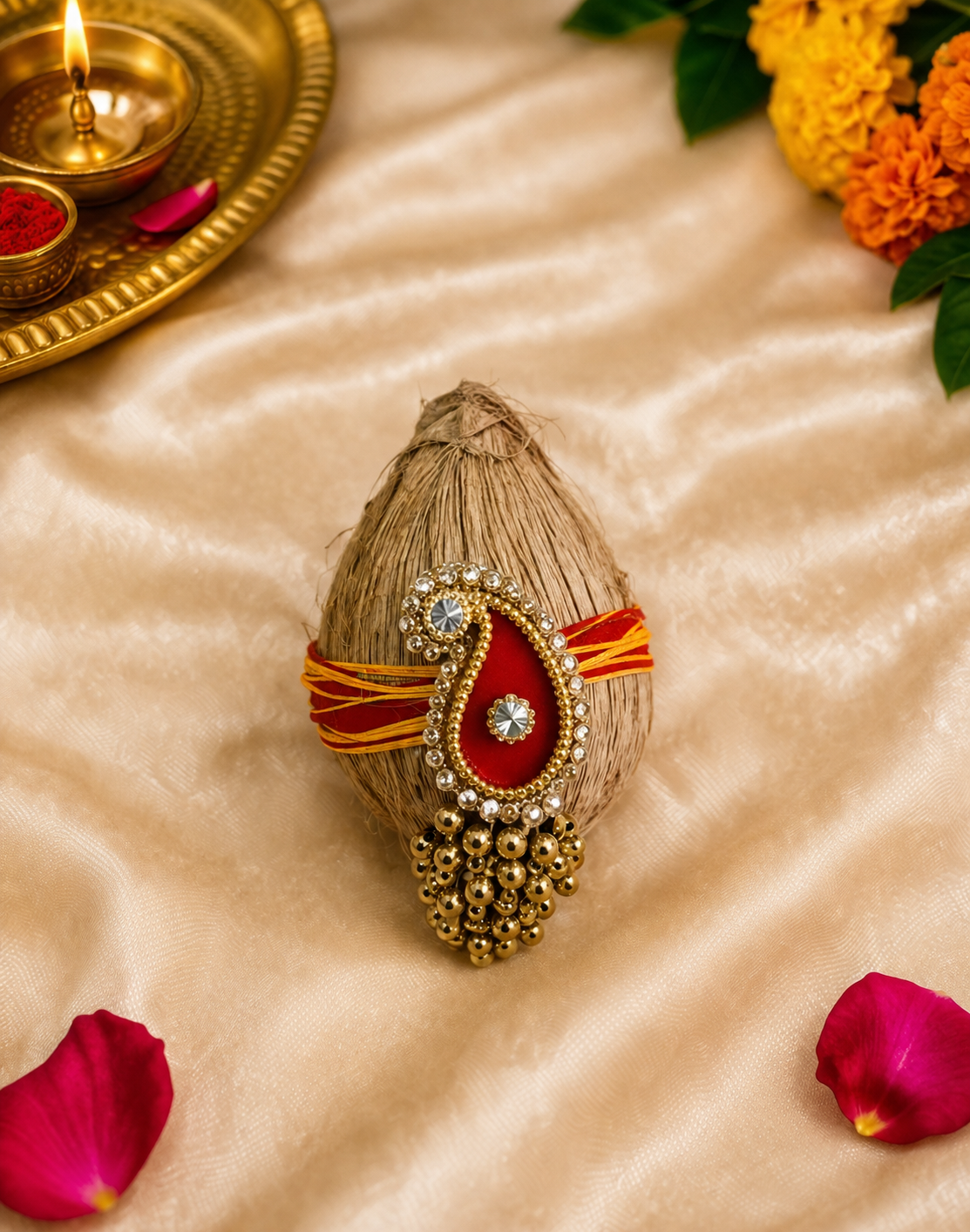 Decorative Shagun Coconut for Pooja