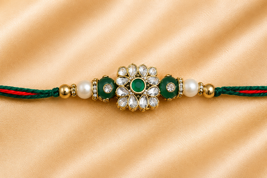 Kundan Rakhi for Brother