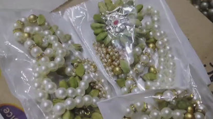 Real Elaichi Beautifully handcrafted Welcome Mala pack of 50