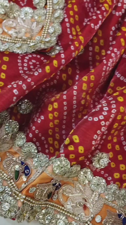 Boutique designer Mata Rani Poshak/ Rani Sati Dadi poshak size: small size