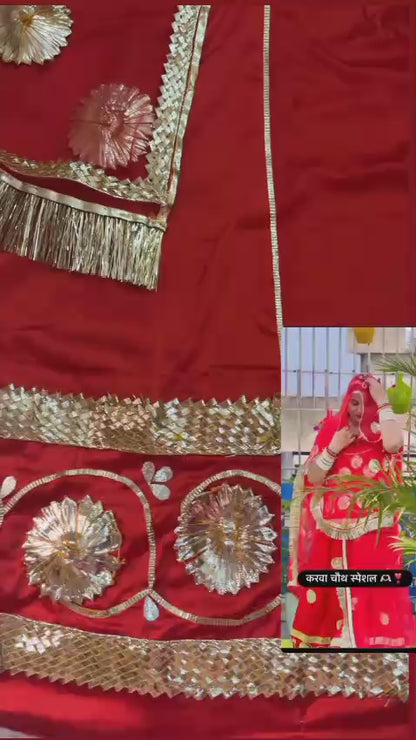 Karwa chauth traditional Rajasthani poshak
