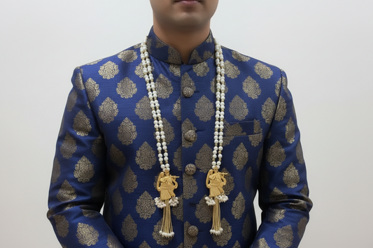Radha Krishna theme welcome mala pack of 50 for Indian wedding baraat swagat and Mayra ceremony