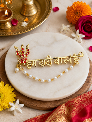 Rani Sati Dadi Metal Brooch | Pack of 50