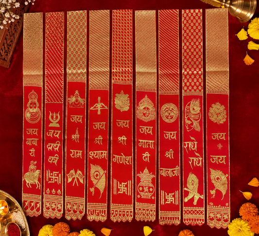 Traditional Hindu puja patka