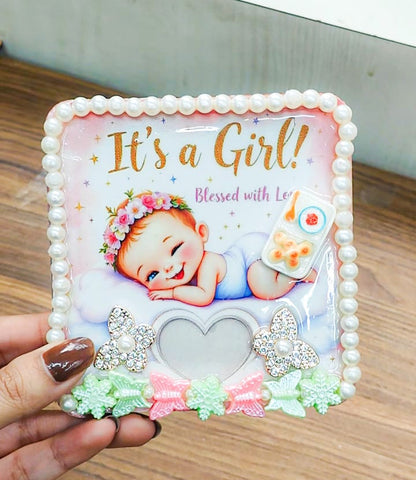 Exquisitely designed Baby Boy & Baby Girl Coin Platters – an elegant keepsake for life’s most special moments   pack of 5