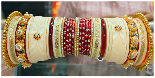 Traditional Rajshree Chuda Bangles Set | Bridal & Rajasthani Wedding Bangles