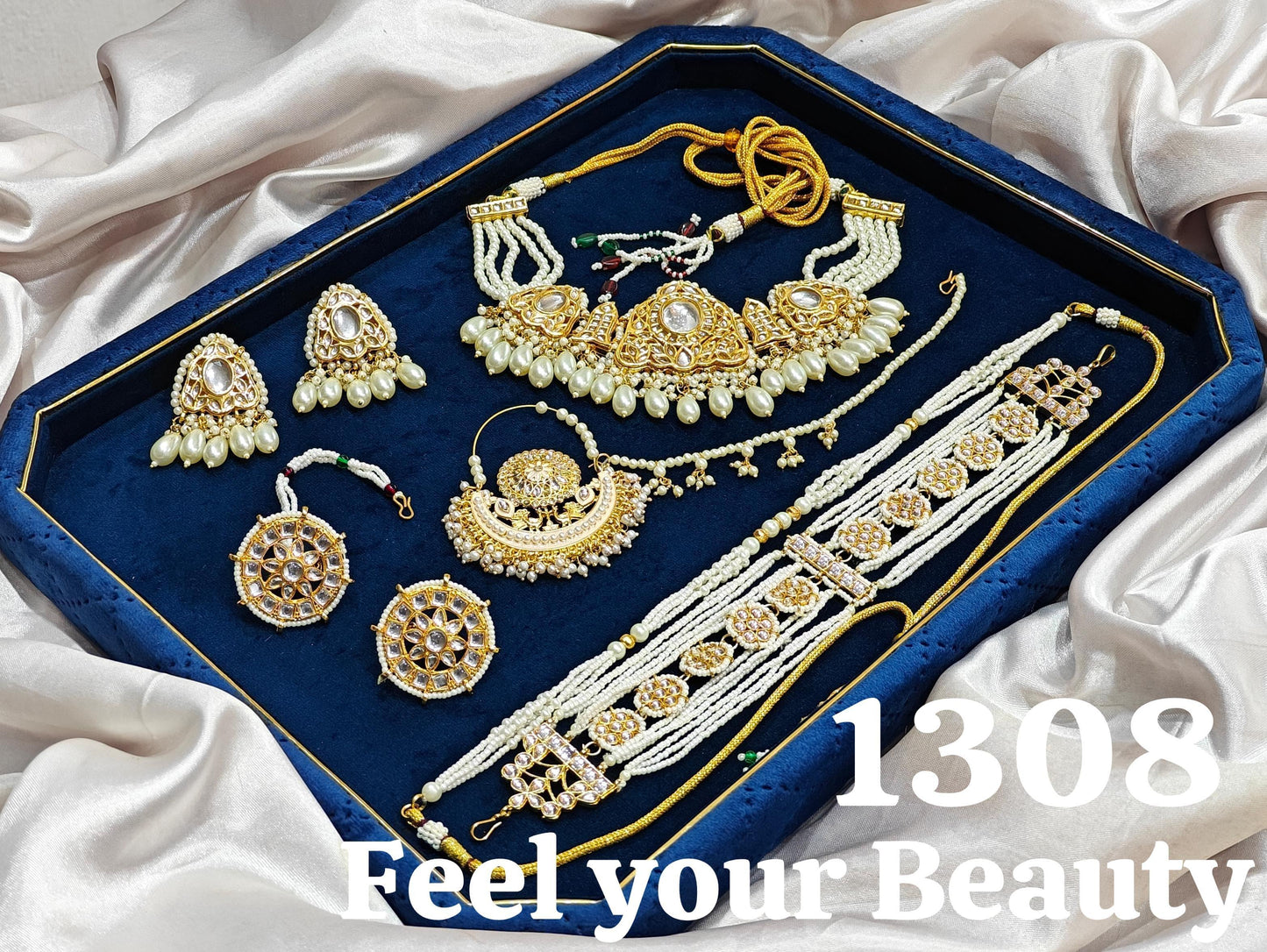 Royal Rajwadi Poshak jewelry combo set