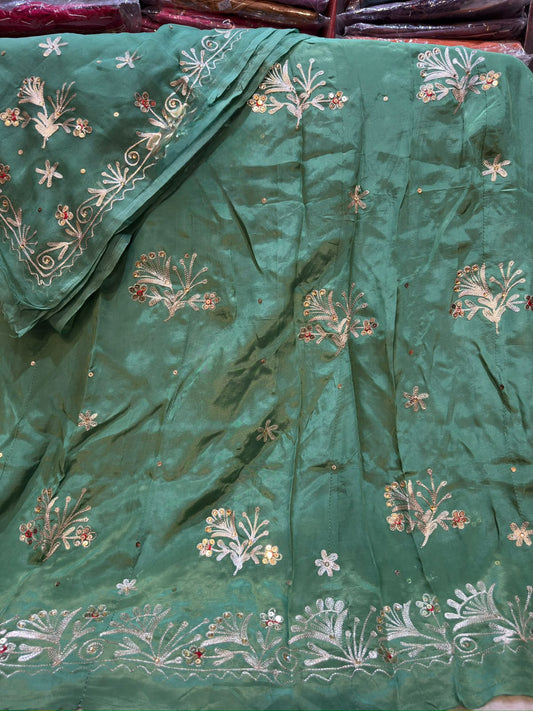KASAB ZARI HANDWORK NATURAL PYOR BOUTIQUE POSHAK