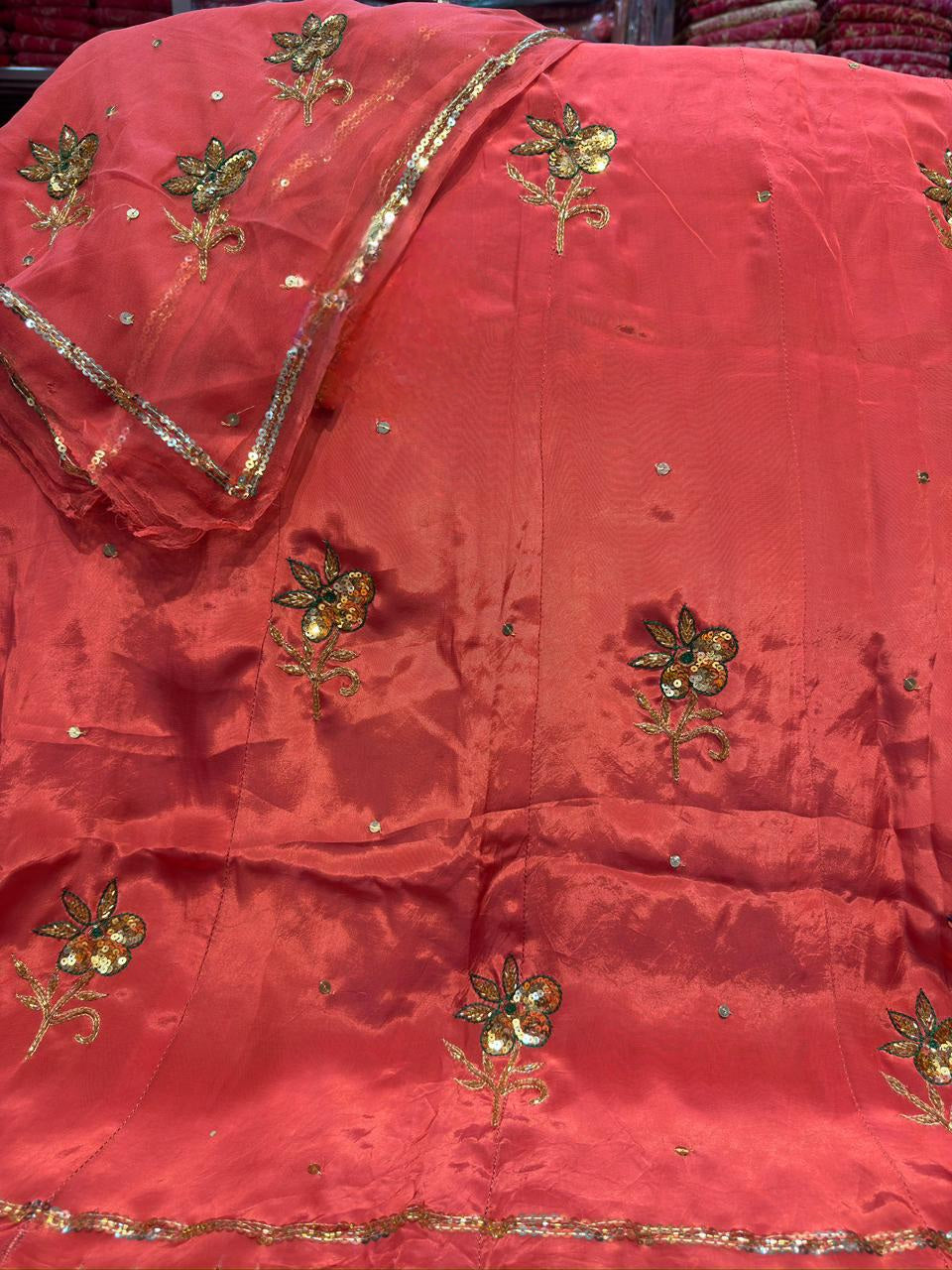 KATDANA TAARA ZARI RESAM HAND WORK BUTIQUE UPADA PYOR POSHAK