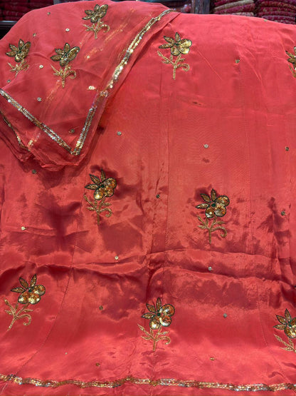 KATDANA TAARA ZARI RESAM HAND WORK BUTIQUE UPADA PYOR POSHAK