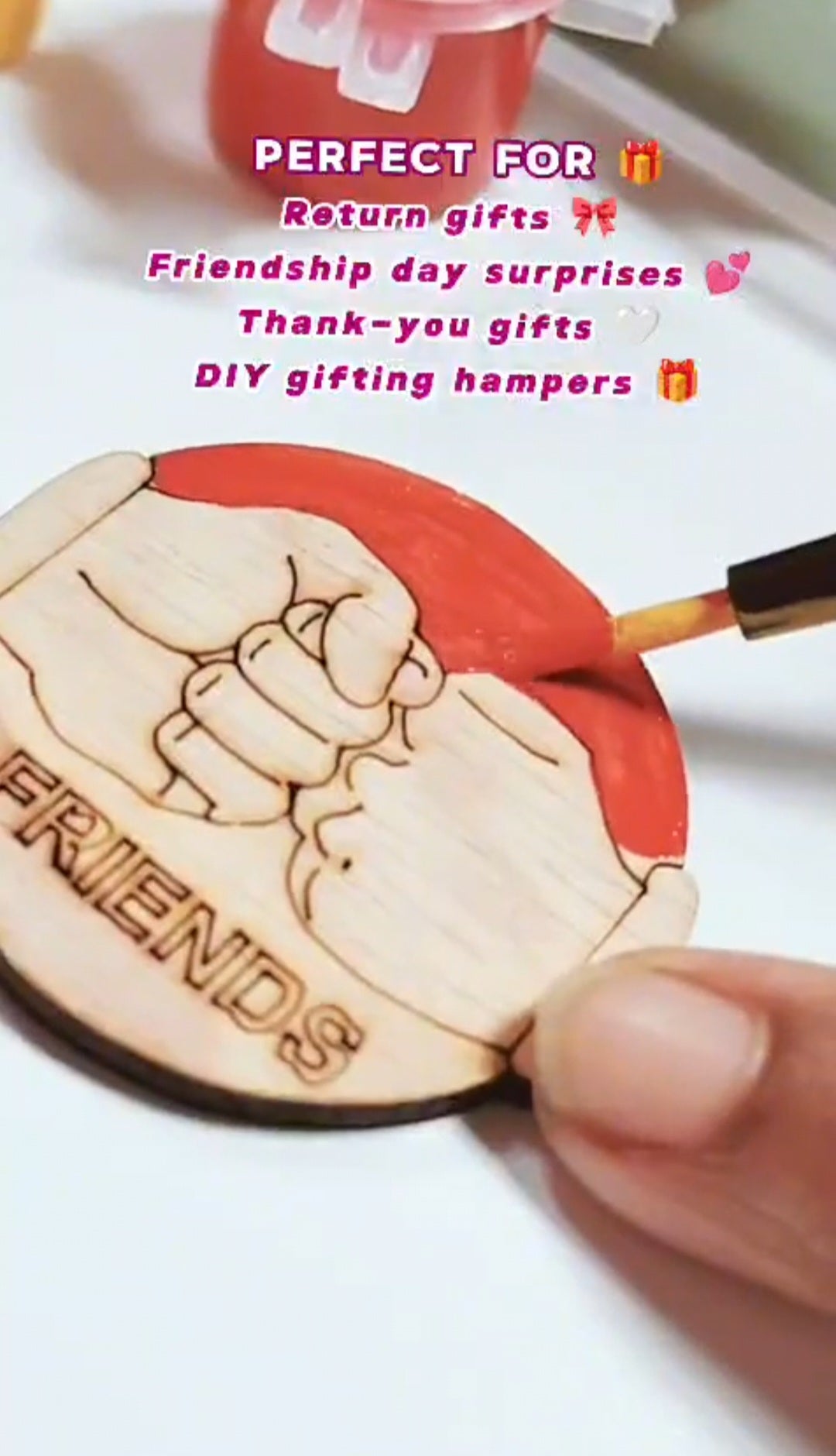 Creative Kids Return Gift Set – Paint Your Own Wooden Art Kit pack of 10
