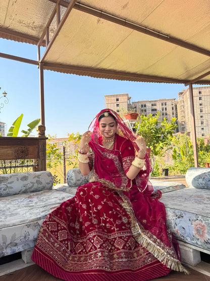 Karwa chauth special traditional Rajasthani elegant poshak