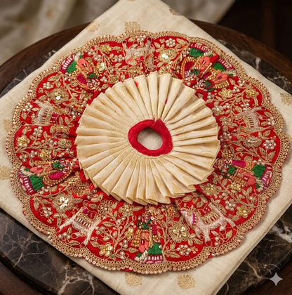 Manmohan Ladoo gopalji Designer poshak 6 inch