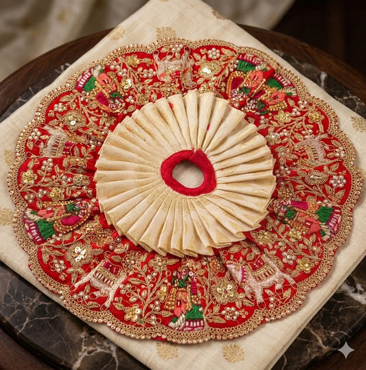 Manmohan Ladoo gopalji Designer poshak 6 inch