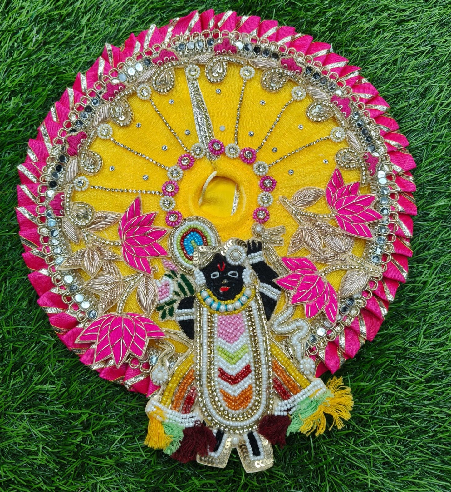 Festive Ladoo Gopal Poshak | Boutique Sequin Embroidery Outfit