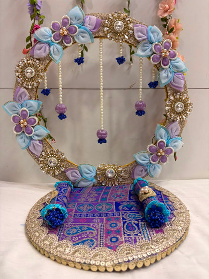 Janmashtami & Ganpati Ready Mandap Singhasan | Decorative Laddu Gopal |Ganpati Chowki | Handmade Festival Decor |