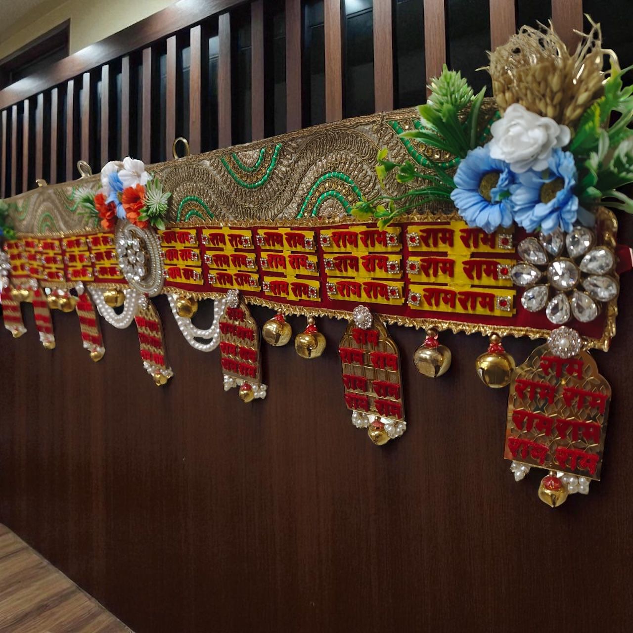 108 Ram Ram good vibes heavy designer Bandarwal/Toran  40"inch