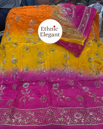 Royal Natural Silk Jardozi Dabka Thakurji Poshak – Grand Festival Edition