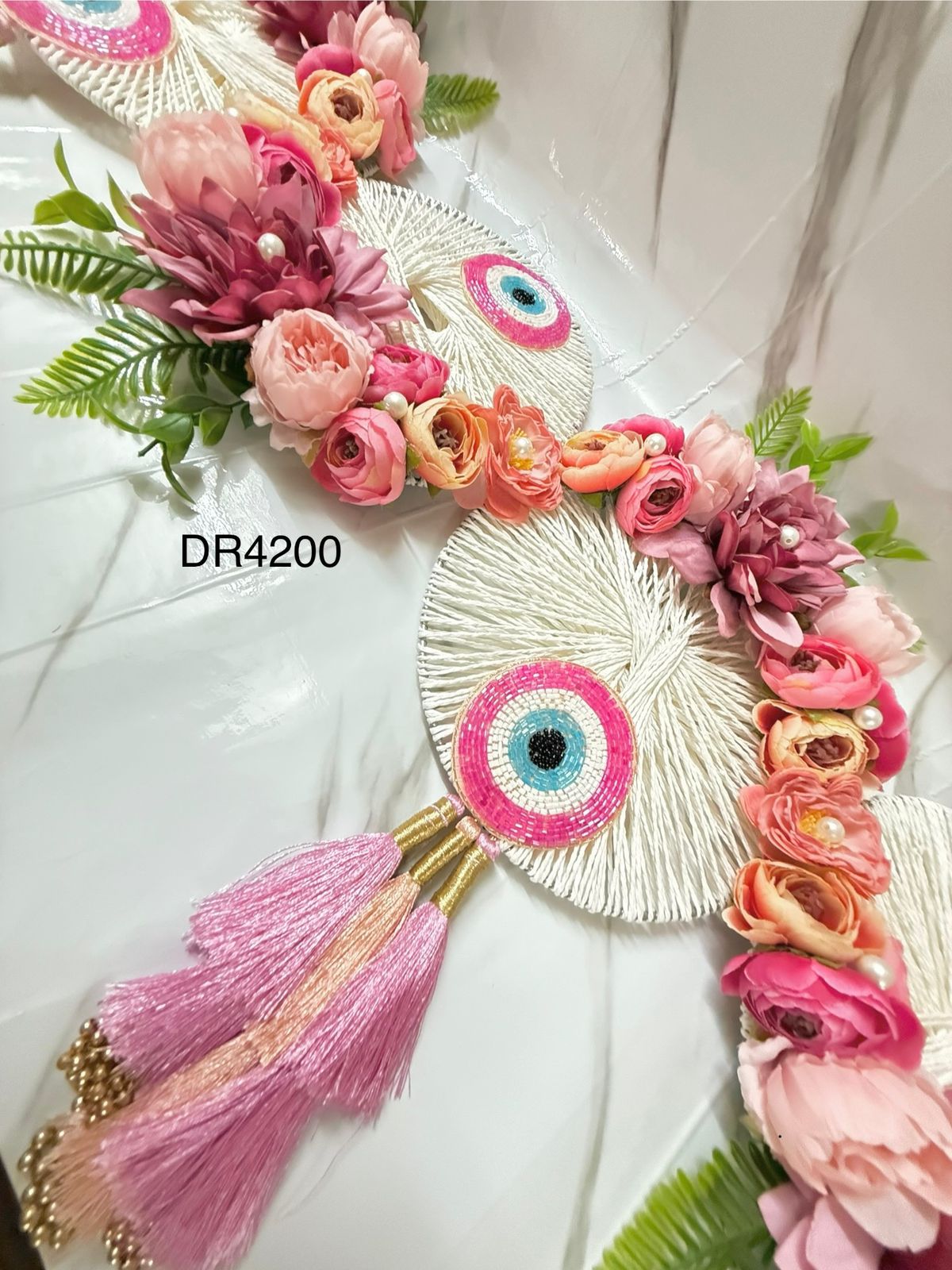 Handmade evil eye vibes designer heavy Bandarwal/Toran 40"inch