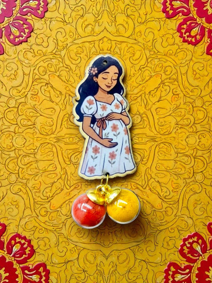 Baby shower Godbharai MDF Haldi kumkum set pack of 20