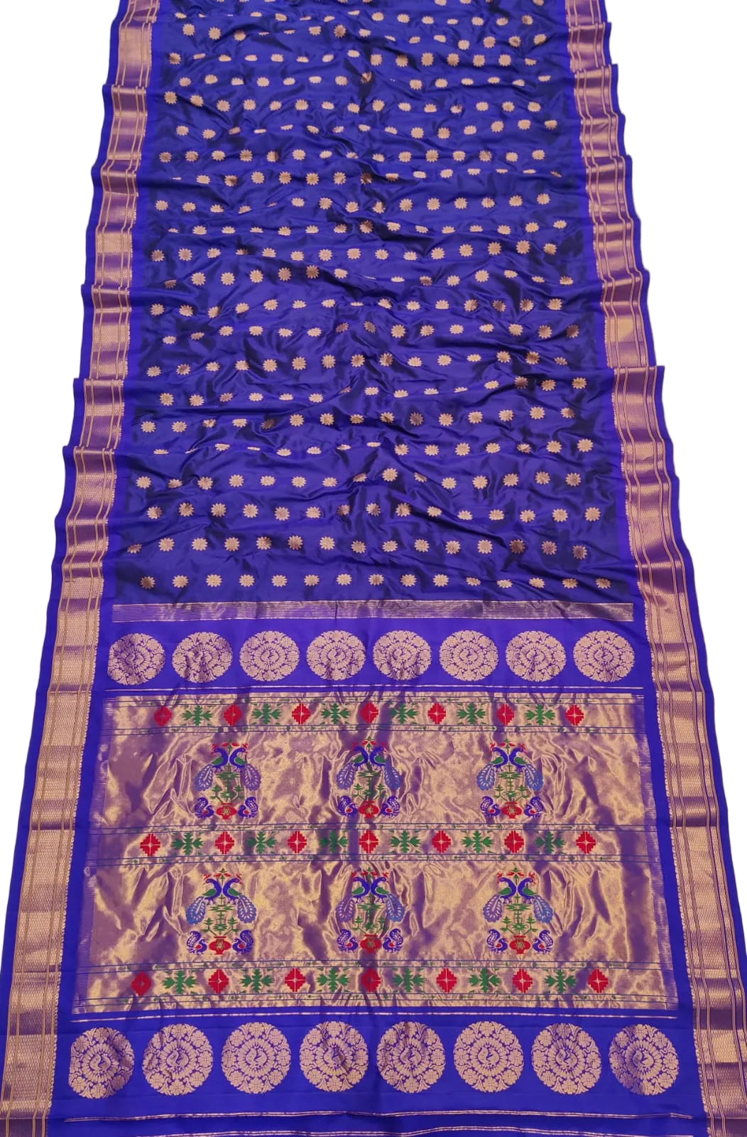 Handloom Maharani Paithani Pure Silk Saree | Traditional Designer Paithani Saree