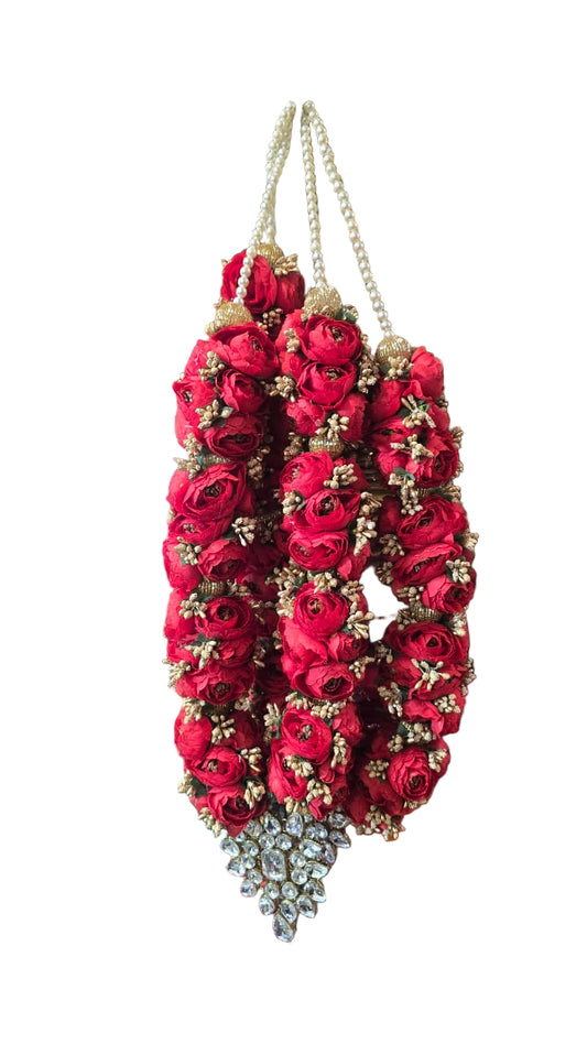 Pink Rose Varamala | Wedding Garland Set of 2
