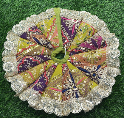 Designer Krishna Ji Ghagra Style Poshak