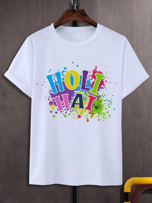Holi Special Trendy Printed T-Shirt for Men & Women