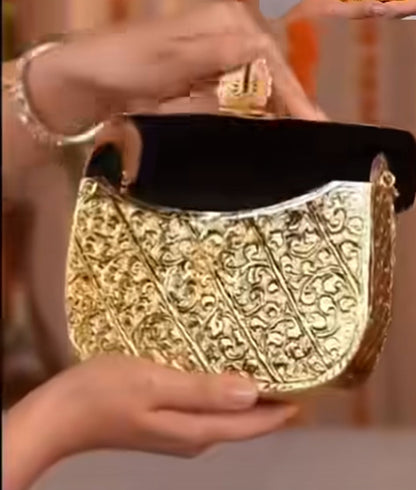 Heritage craftsmanship metal Clutch