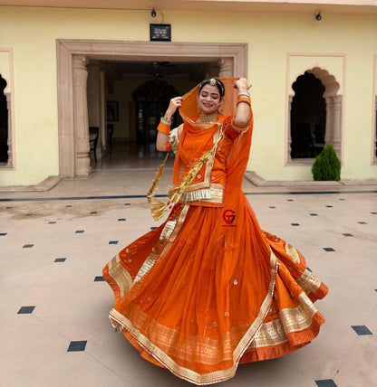 Elegant Partywear Rajasthani poshak
