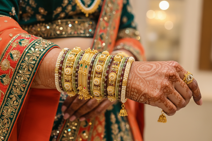 Luxury Rajputi Rajwadi Chuda – Traditional Marwadi Wedding Collection