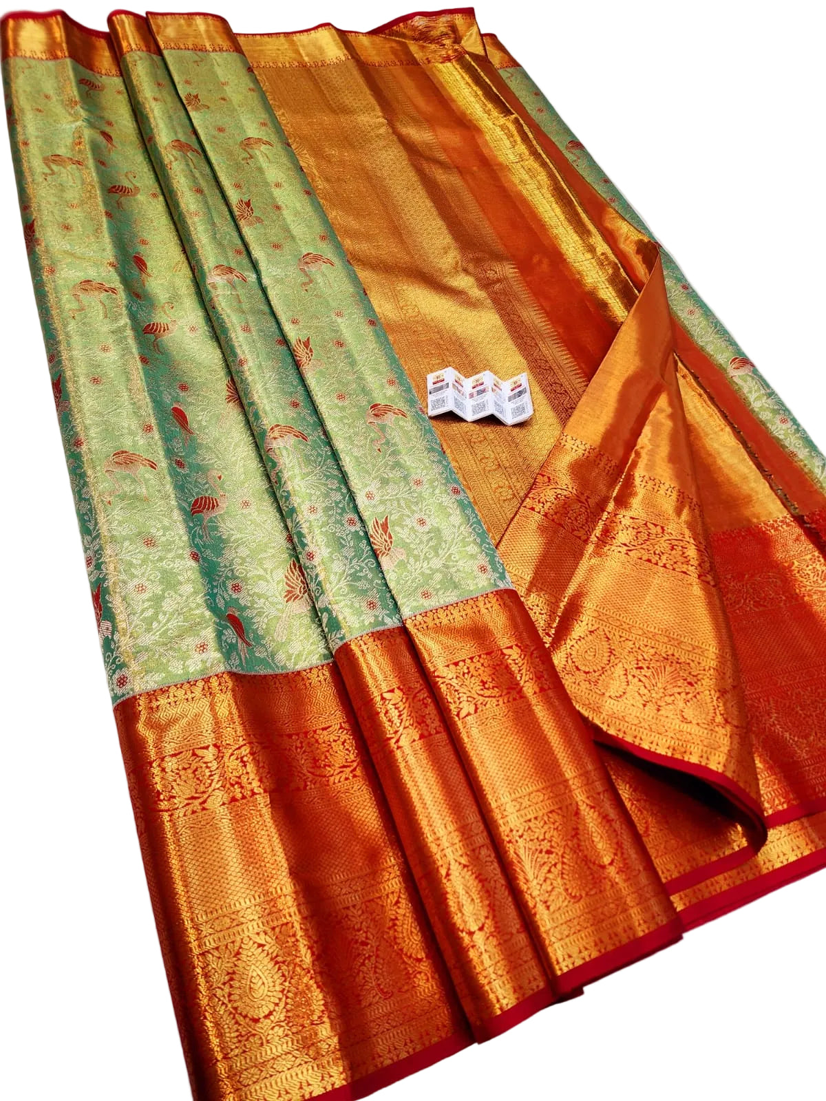 Kanchipuram Pure Silk Handloom Floral Bridal Saree Silk Mark Certified | Pure Pattu Wedding Saree
