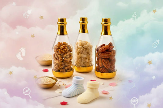 Baby Shower Favor Bottles Set of 12 – Elegant Empty Gift Containers for Return Gifts