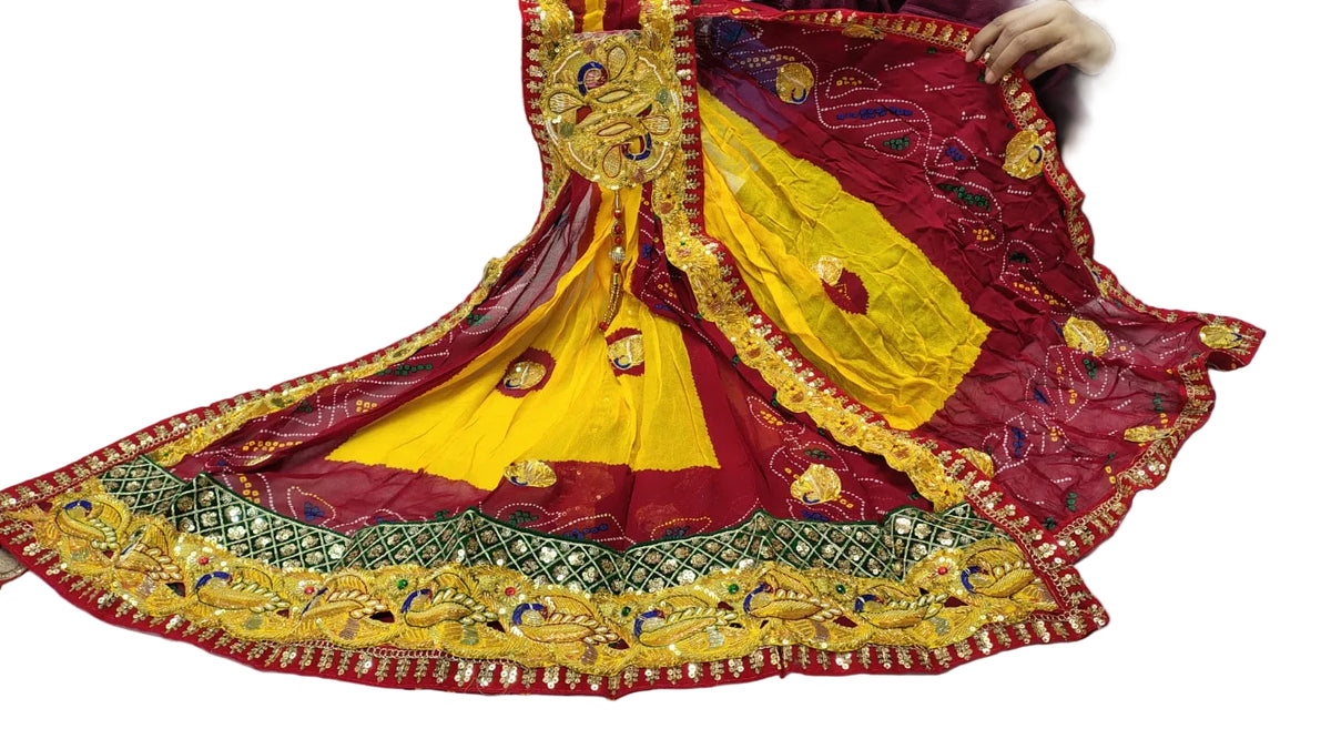 Kolkatta special Zardosi Marwadi Rajasthani chunri pilla odna