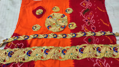Premium Kolkata Ojaria Pila Chunri | Handmade Wedding & Puja Chunri