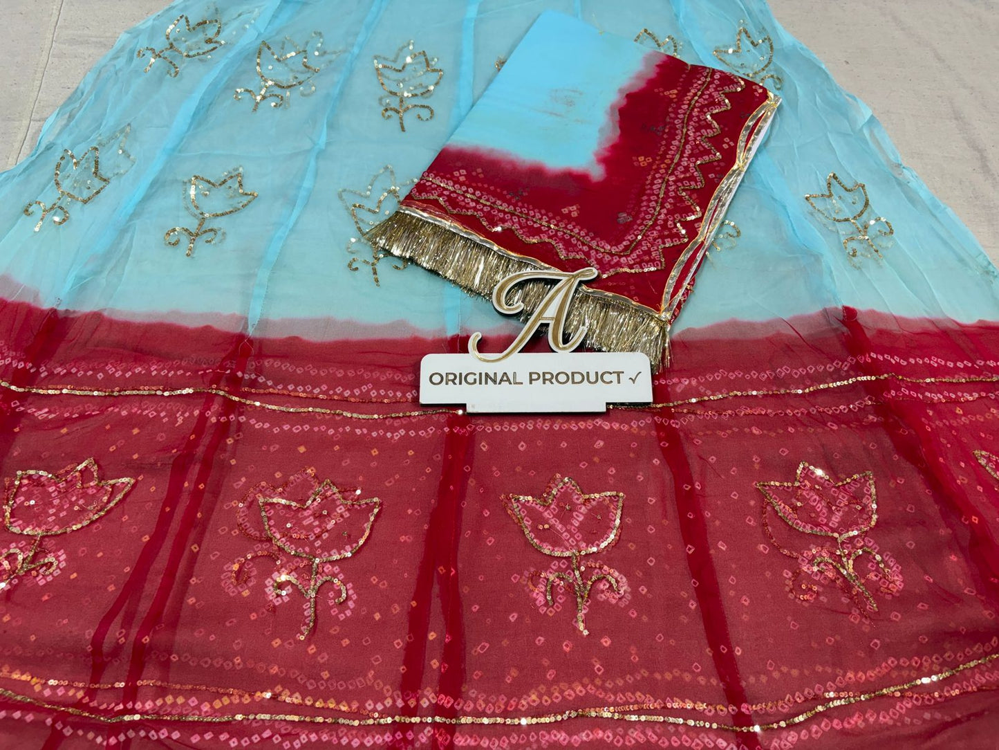 Thakurji pure Rai bandej Elegant Partywear Rajputi Poshak