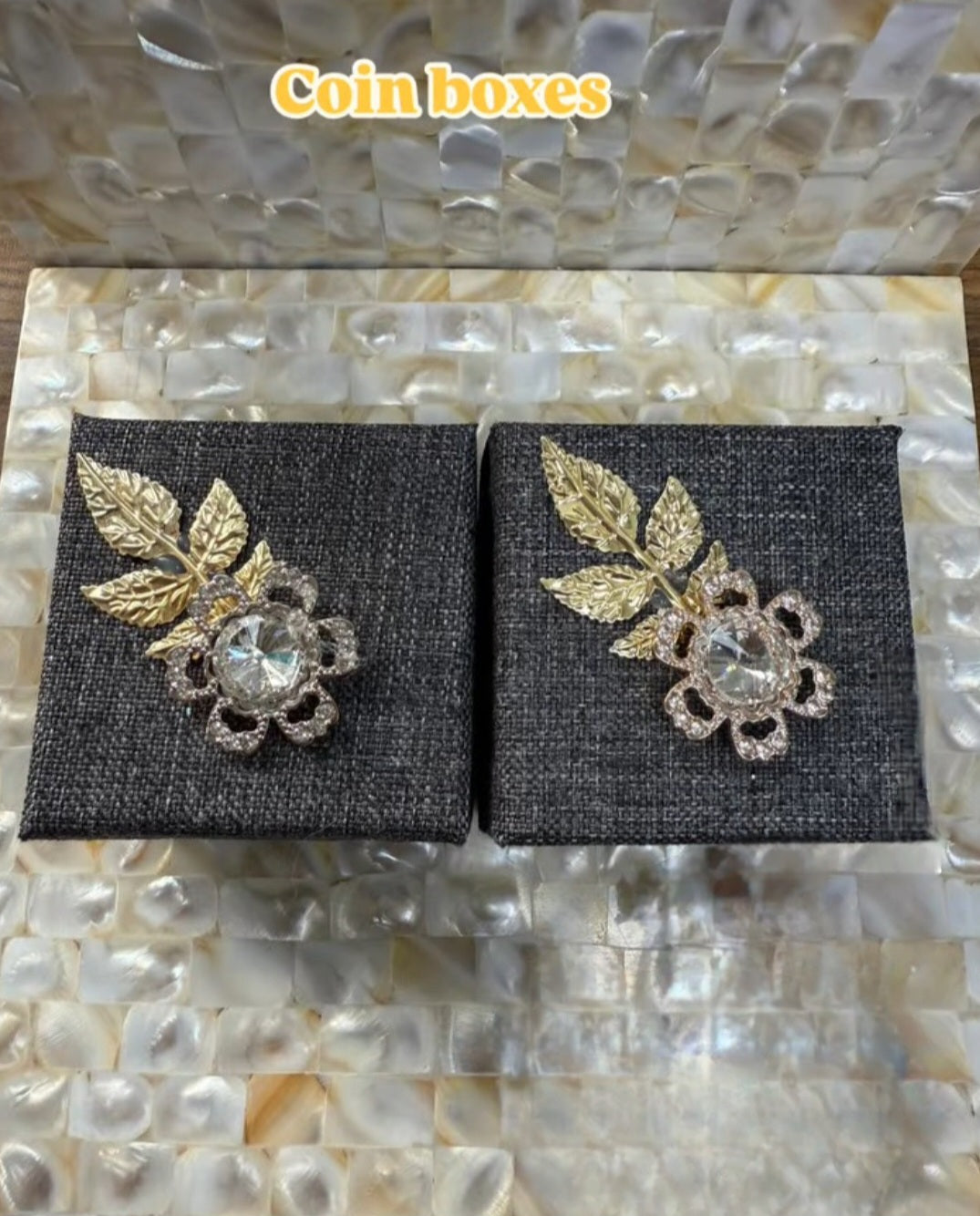 Handcrafted Ring & Coin Box Return Gift Pack of 15 | Customized Wedding & Festive Gift Boxes