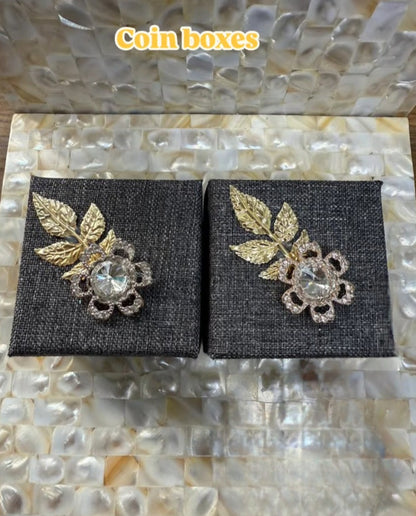 Handcrafted Ring & Coin Box Return Gift Pack of 15 | Customized Wedding & Festive Gift Boxes