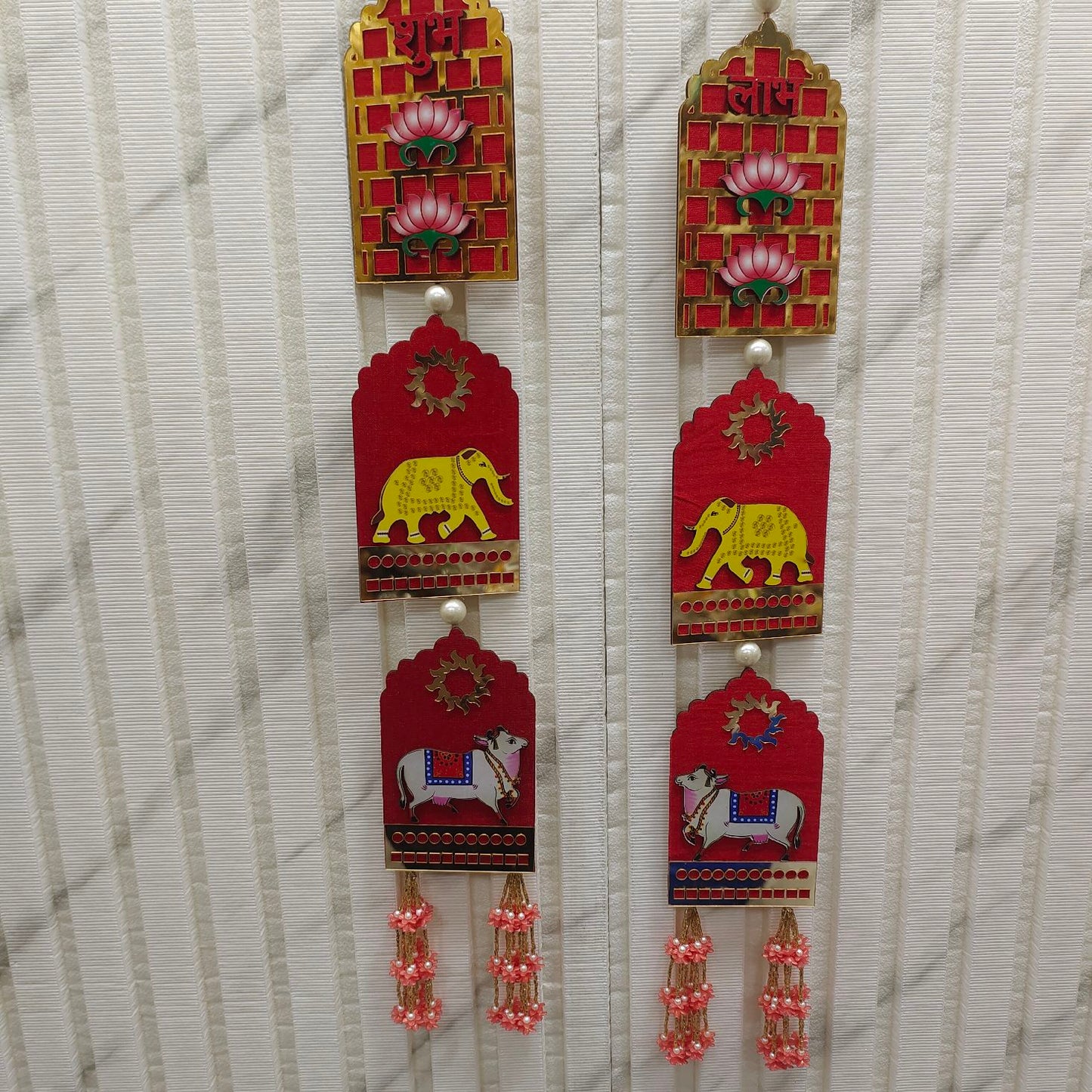 Elephant Kamdhenu cow designer hanging