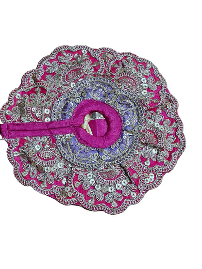 Designer sequence work ladoo gopalji beautiful poshak 6inch