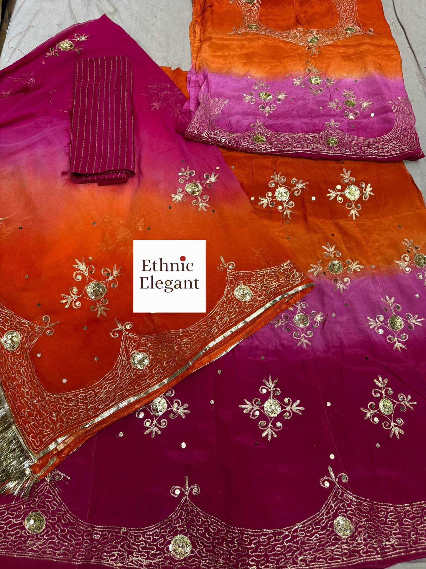 Elegant Partywear Rajasthani poshak
