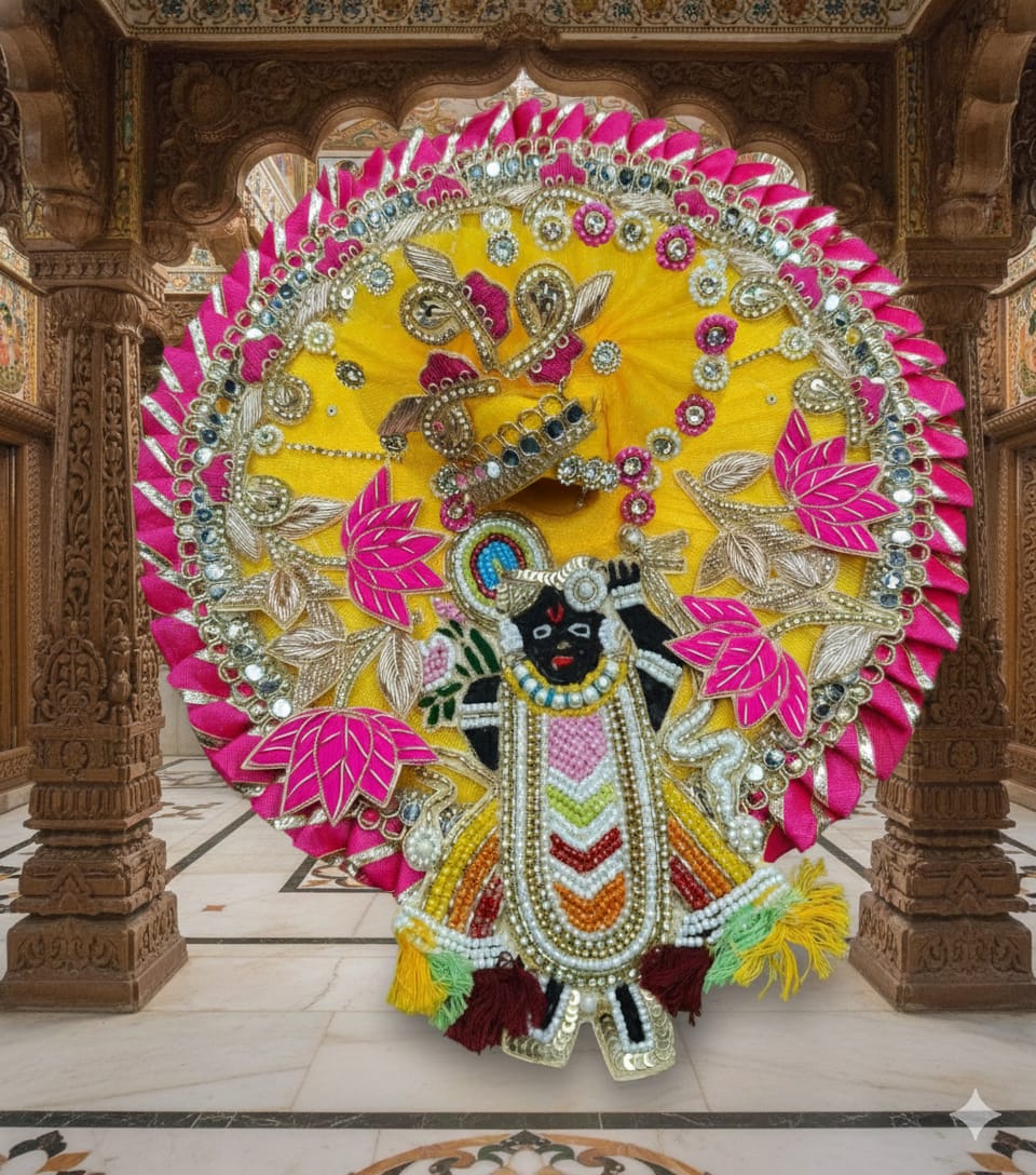 Festive Ladoo Gopal Poshak | Boutique Sequin Embroidery Outfit