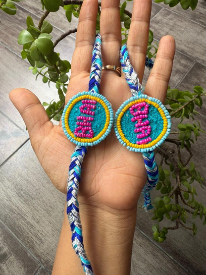 Beautiful handcrafted Bhai wali Rakhi pack of 1