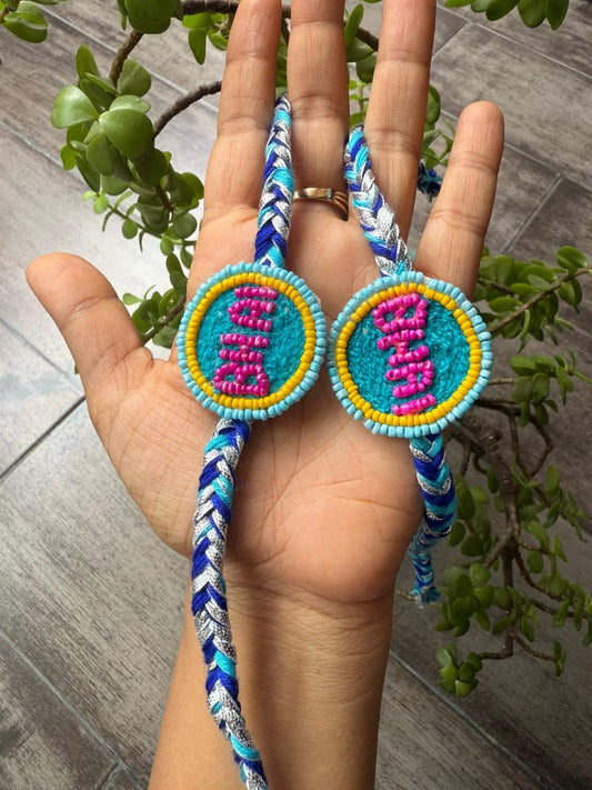 Beautiful handcrafted Bhai wali Rakhi pack of 1