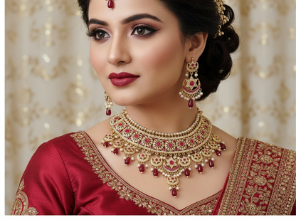 Traditional chattai ranihaar set