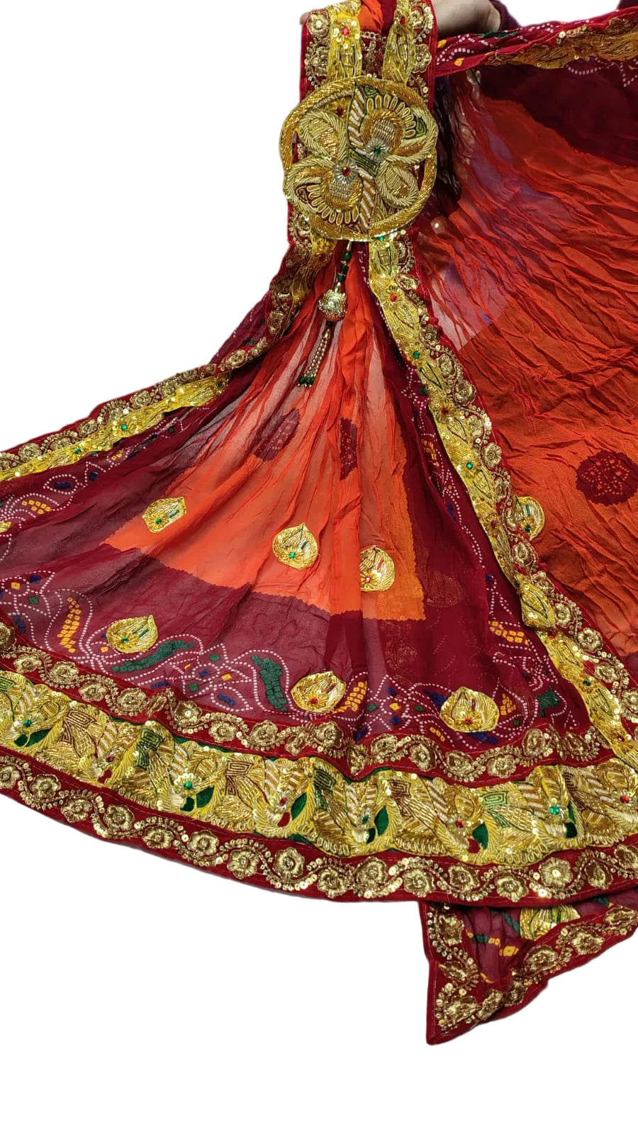 Kolkatta special Zardosi Marwadi Rajasthani chunri pilla odna