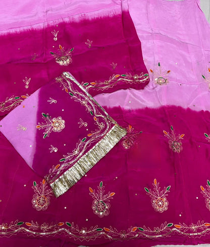 Boutique designer Resham Handwork Elegant poshak