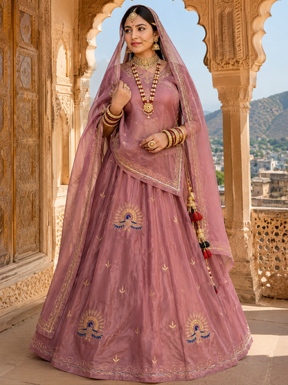 Boutique Peacock design party wear Rajasthani poshak